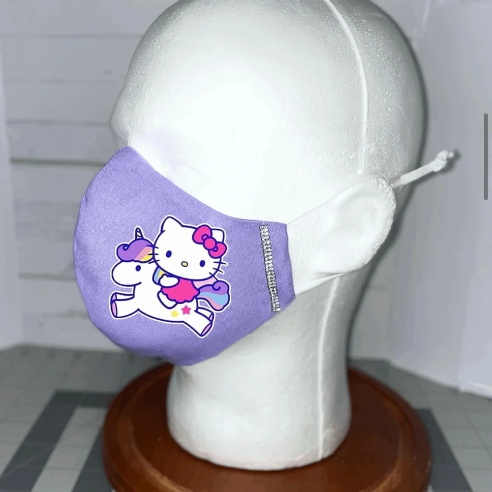 Sanrio hello kitty unicorn face mask glam
